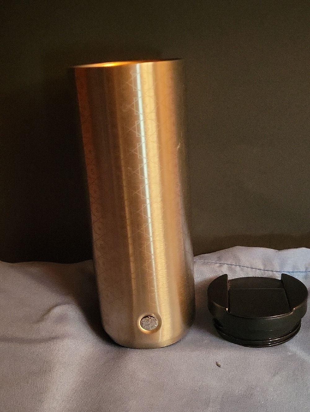 Starbucks 16oz Stainless Steel Travel Tumbler - Metallic Gold